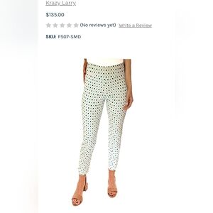 Krazy Larry pull-on pants women's sz 12. grey green blue diamonds